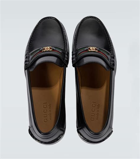 gucci women's loafer with interlocking g|gucci bee loafer.